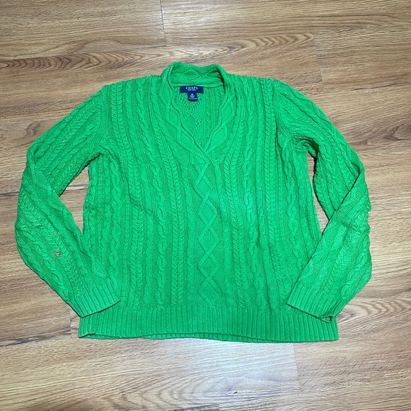 Green Knit Sweater - Picture 1 of 3